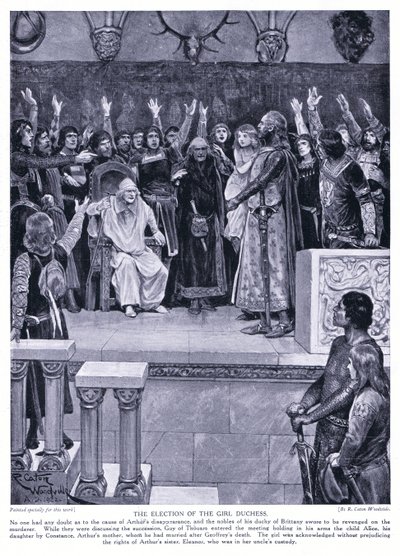 Die Wahl der Mädchenherzogin, 1920er Jahre von Richard Caton Woodville junior